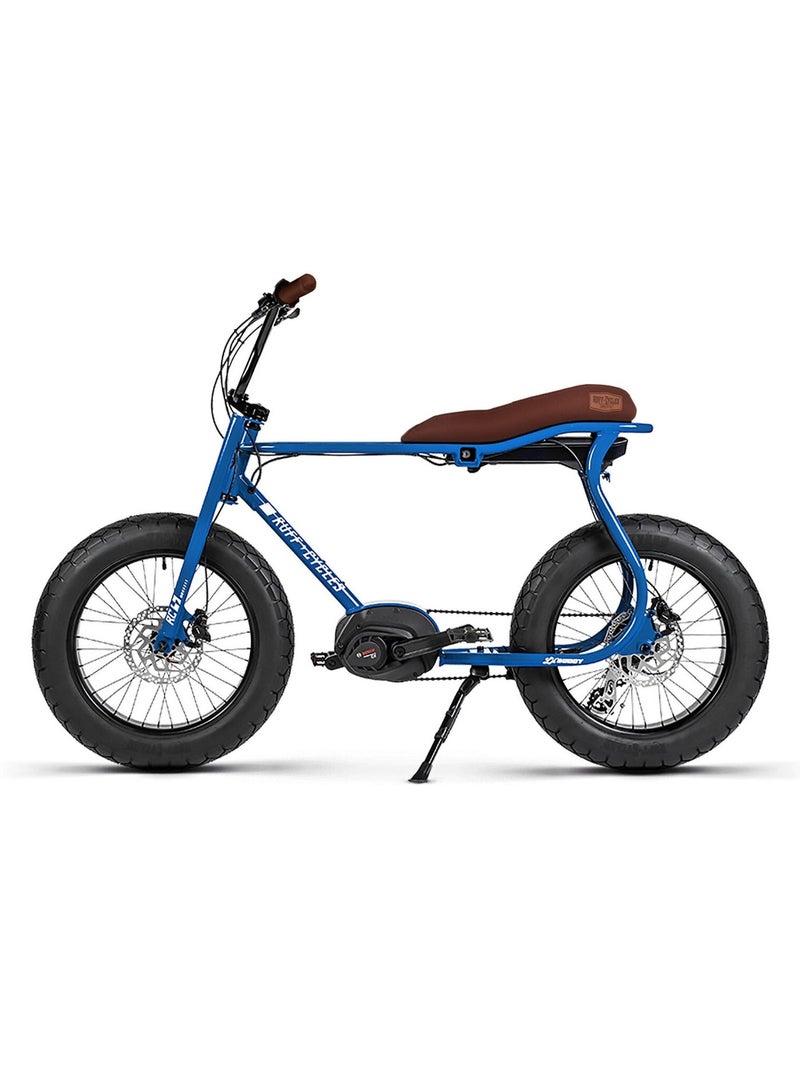 Ruff Cycles Lil'Buddy Men's E-Bike, Bosch Active Line Motor, Paposo Blue, Cruiser Style, Fat Tyres - Image 3